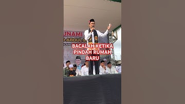 Ustadz Abdul Somad | 10 bacaan ketika pindah rumah baru #abdulsomad