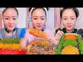 Lobster Tail and Crab Feast with Colorful Fish Roe Layers