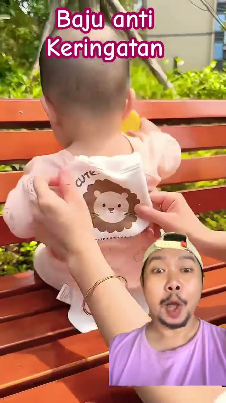 BAJU LUCU ANTI KERINGAT DEDEK!!!?? #baby #cute #shorts #funny