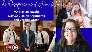 🔴 LIVE: Brian Walshe Murder Trial – Courtroom Coverage Day 10 Closing Arguments and Verdict Watch