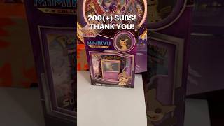 MIMIKYU PIN COLLECTION OPENING! Here's to 200 Subs! 🎉#pokemon #pokemoncards #pokemontcg #pokémon