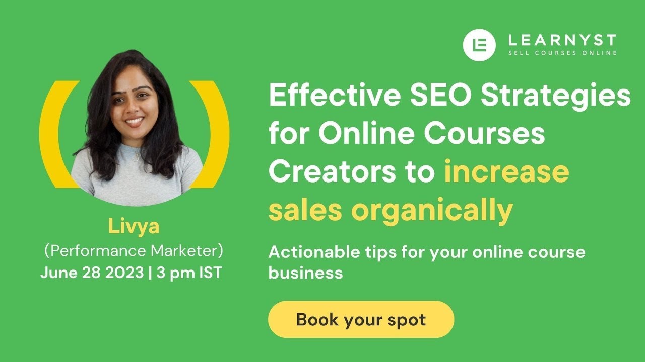 Effective SEO Strategies for Online Courses Creators to increase sales ...