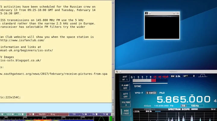 Voice Of America VOA Radiogram Feb 11 2017 on 5865Khz Shortwave radio with 4 SSTV images