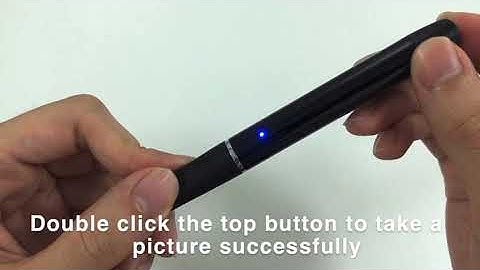 ONZPUCO W8 spy camera pen user guide