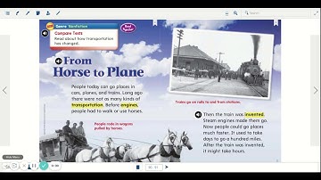 Literature Anthology Grade 1 Volume 3 From Horse to Plane