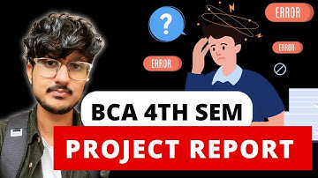 Learn From My Mistakes: BCA 4th Semester Project Blunders!