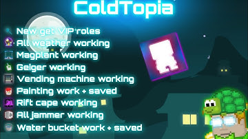 Growtopia Private Server [ColdTopia] | New get VIP roles + Cheat Menu | TimeCJ