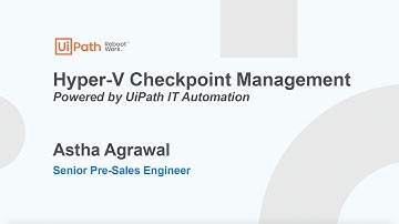Automate Microsoft Hyper-V Checkpoint Management