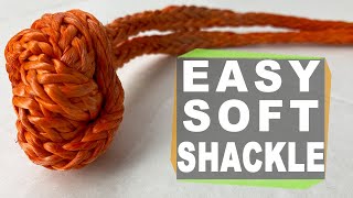 Make an EASY Amsteel soft shackle with overhand knot - includes break tests! screenshot 1