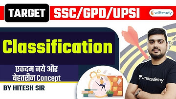 11:00 PM - All SSC/Railway/UPSI Exams | Reasoning by Hitesh Sir | Classification