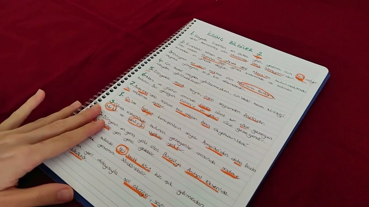 ASMR - TÜRKÇE ASMR - İLGİNÇ BİLGİLER 2 - ANLAŞILIR FISILTI- SAYFA SESİ - KALEM SESİ  #türkçeasmr