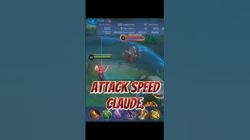 Critical claude VS Attack speed claude.. Who Wins.?#mobilelegends#shortvideo #mlbb#mlbbtutorialvideo
