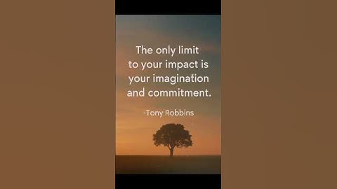 🌟 The Only Limit Is Your Imagination | Tony Robbins Motivation | Glow Room Media