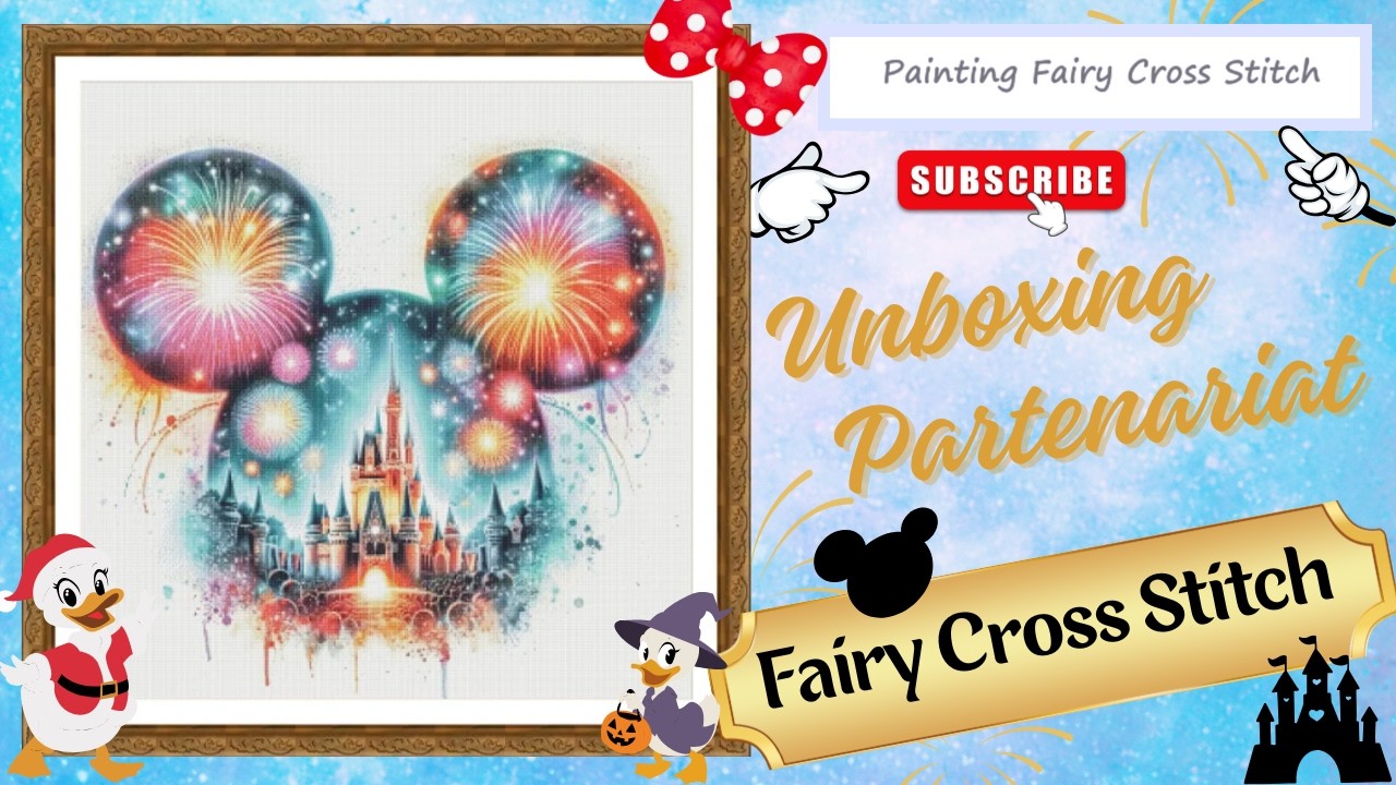 New Unboxing -- #paintingfairycrossstitch @mafei-e6f -- Wouahhh le beau château 🏰🥰