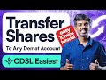 Transfer shares to any account in just 10 minutes  demat to demat stock transfer with cdsl