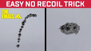 THE FINALS How To Have No Recoil (Easy Trick That Takes 10 Minutes)