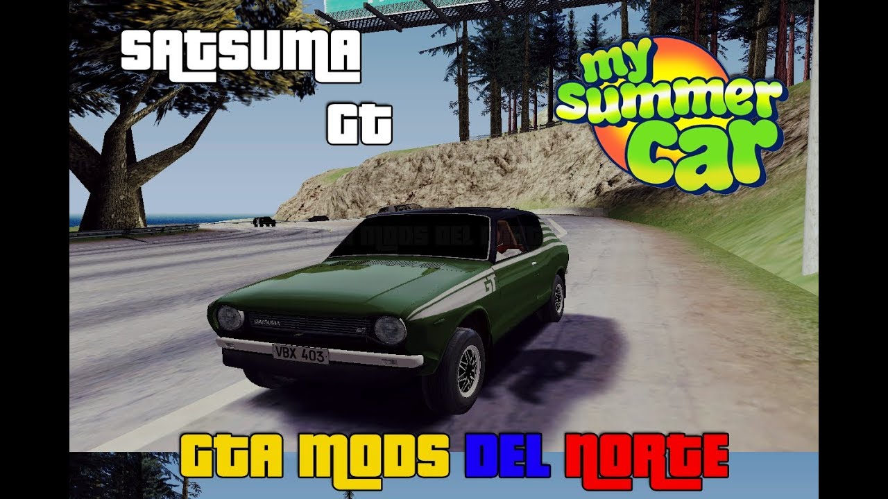 Satsuma Gt My Summer Car Gta San Andreas Youtube - gta san andreas cj entra en roblox youtube