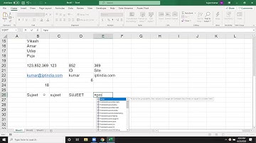 MS Excel - Text Functions