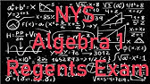 Nys Algebra 1 Common Core August 2019 Regents Exam Questions 34 35 Solutions Youtube