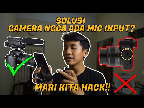 Video: Apakah Nikon d3500 memiliki jack mic eksternal?