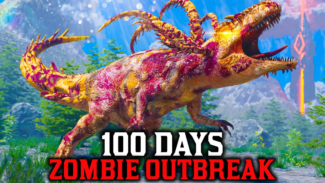 I Spent 100 Days in an Evolved Zombie Outbreak in Ark... Here's What Happened