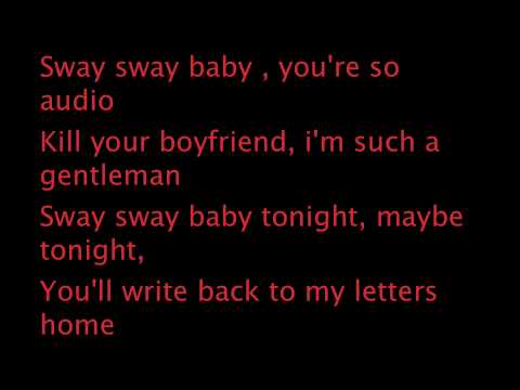Sway Sway Baby! By Short Stack Lyrics On Screen