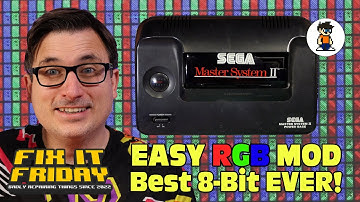 Master System 2 - A £10 Kit will TRANSFORM the Graphics! Consoles Unleashed RGB Mod