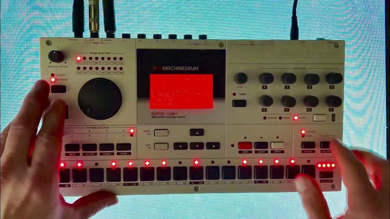 Elektron Machinedrum UW sample glitching and mangling YouTube