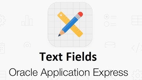 Aviso sobre projeto / Variações do Text Field APEX 5 - #33