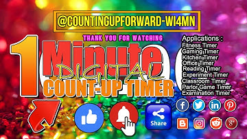 1 Minute Digital Count up Timer 24