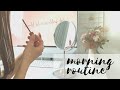 [morning routine]休日のモーニングルーティーン、朝食の準備、スキンケア・コスメの紹介