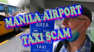Manila airport taxi scam