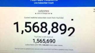 LeafyIsHere Live Subscriber Count Content