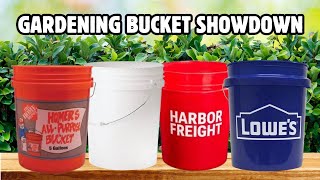 Which 5-Gallon Bucket is the Best? Walmart - Home Depot - Lowe’s - Harbor Freight!
