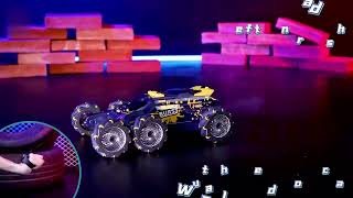 1 20 Scale 6 Wheels RC Stunt Vehicle with Lights,Spray JC03 Pro