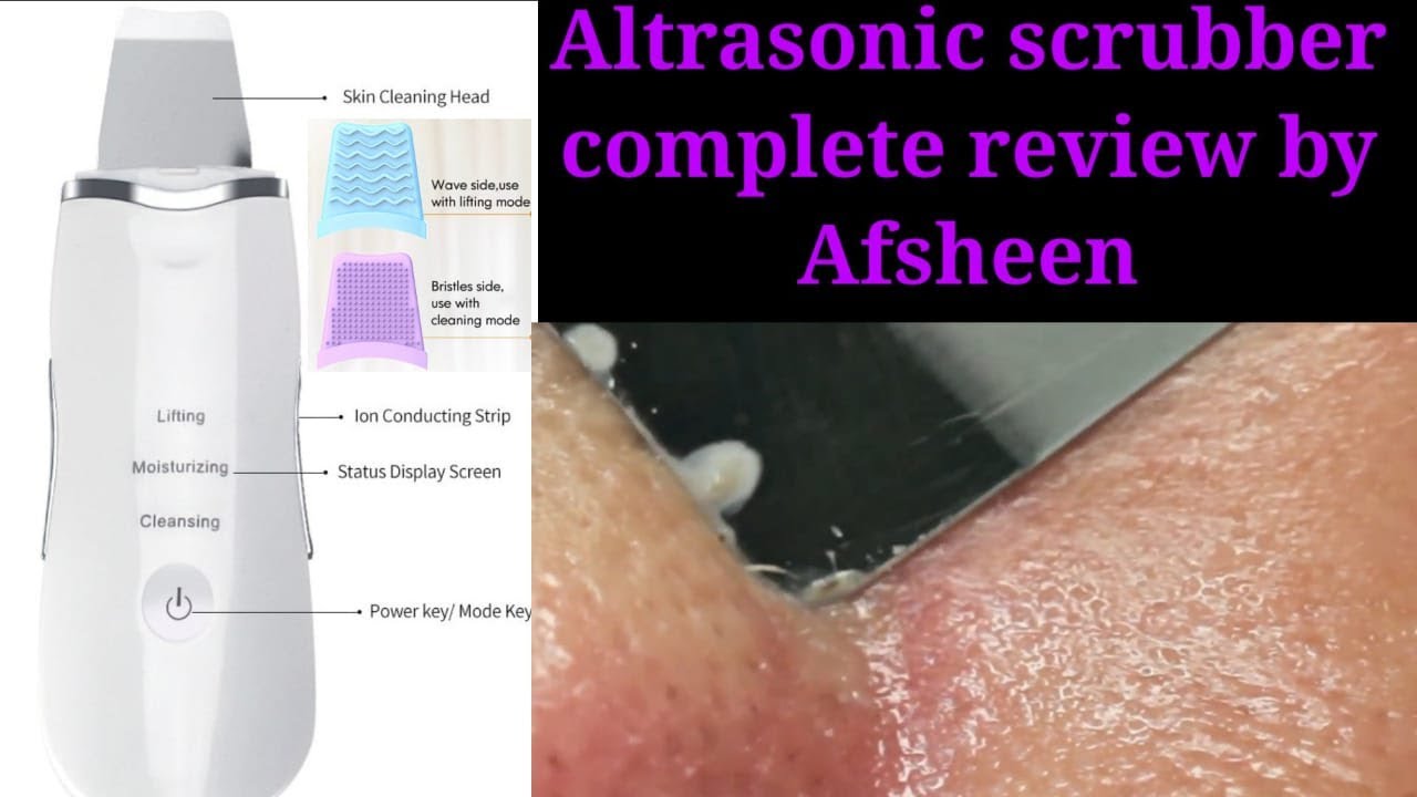 Ultrasonic Skin Scrubber 2021 Best Exfoliator For Blackhead & Whitehead