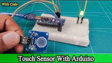 how to make light on\off touch sensor #project #arduinoproject #arduino #touchsensor