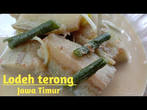 Resep Sayur Lodeh Terong Jawa Timur