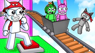 Trolleo A Mis Amigos En La Torre Troll De Carritos En Roblox Cart Ride