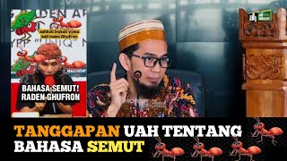 Tanggapan ust adi hidayat tentang bahasa semut #ngajionline #uah #viral