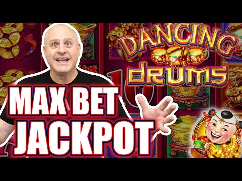 High Limit Double Gold Reel Slots & Max Bet Dancing Drums Jackpots!
