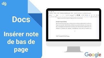 Comment insérer une note de bas de page sur Google Docs.