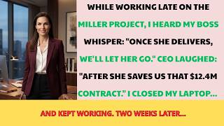 My Boss And CEO Said Let Her Handle The $12.4M Deadline, Then Fire Her—So I Crashed Their...