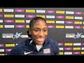 Melissa Jefferson-Wooden Calls 21.47 "Insane," Wins World Ultimates 200m And Goes No. 3 All-Time