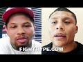 GERVONTA DAVIS & ISAAC CRUZ TRADE KNOCKOUT WORDS; QUESTION RESUMES & VOW "BIG CRASH" ENDING