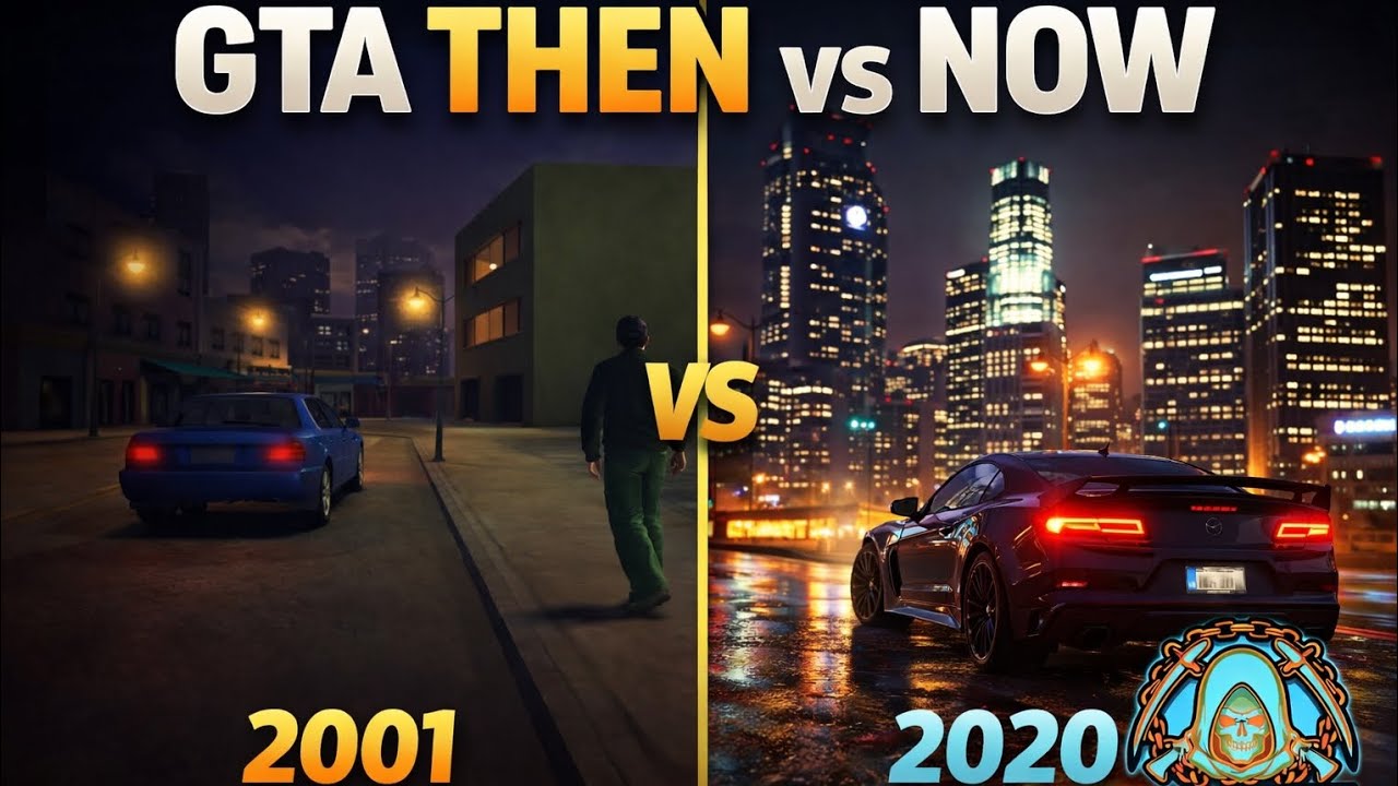 How GTA Lighting Evolved from 2001 to 2020 🌆 | DarkLevel Gaming