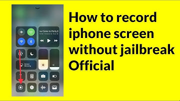 How to record iphone screen without jailbreak Official