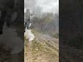 Jumping through a smoke grenade in slowmo