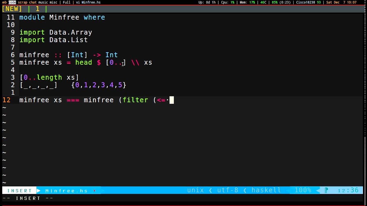 Smallest Free Number Problem Smallest Free Number Problem