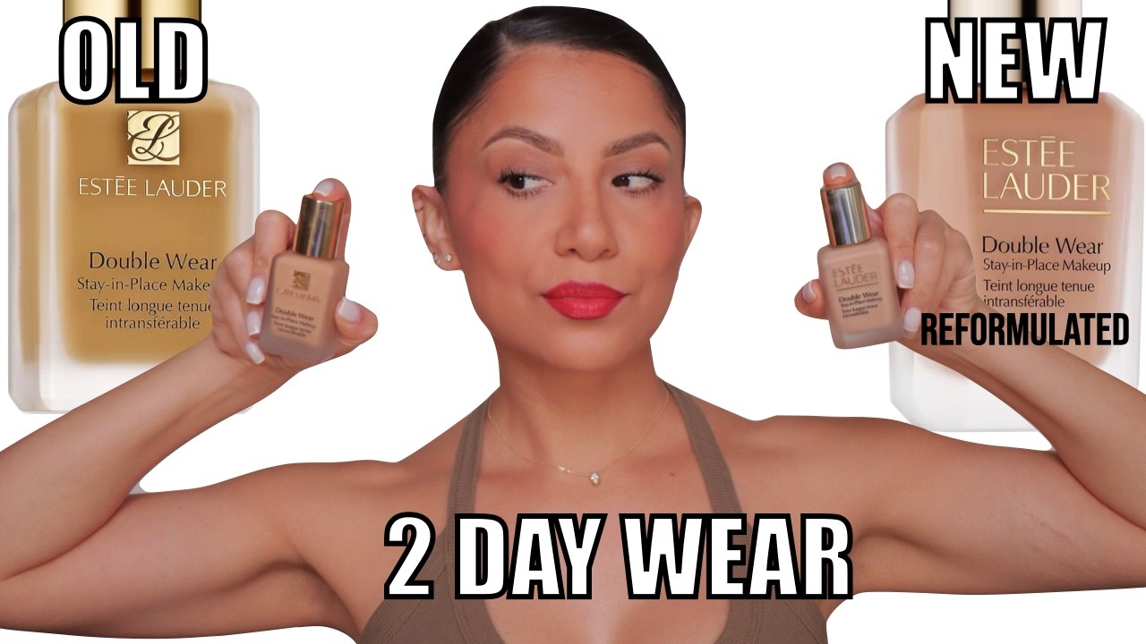 New Estée Lauder Double Wear: 48H Wear Test (Old vs. New)